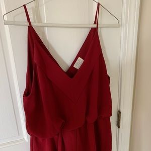 Cute and comfortable maroon romper